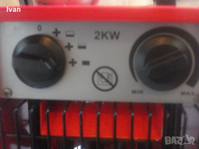 2KW 2000Вата Електрически Калорифер Отоплител Метален Компактен Холандия/Нидерландия Различни Печка , снимка 11 - Печки, фурни - 37717663