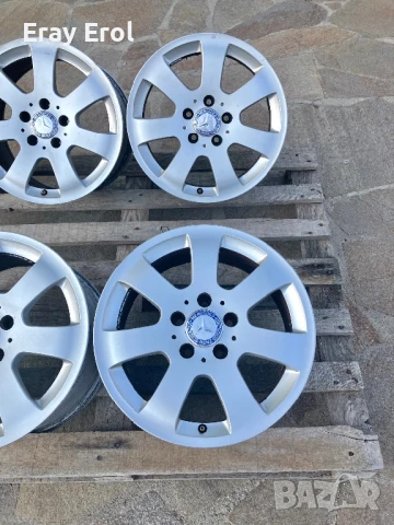 16 джанти 5х112 Mercedes E Class w211 5х112 Мерцедес Оригинал, снимка 3 - Гуми и джанти - 50556522