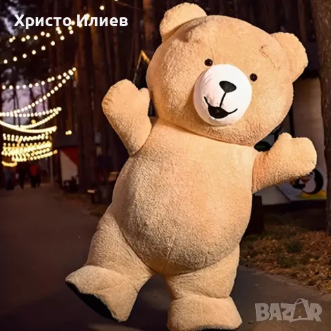 Гигантски костюм на кафяво мече Теди 1,9м за изненади детски рожденни дни партита, снимка 7 - Други - 48910931