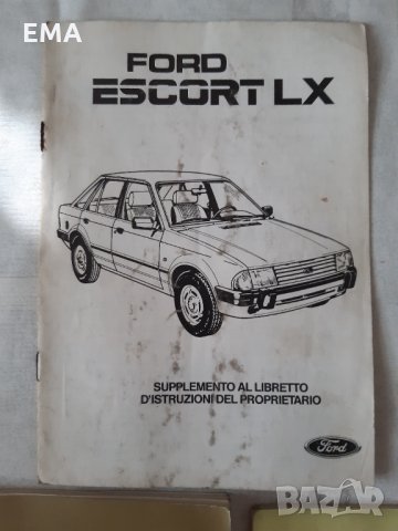 Оригинални каталози за Ford Escort/касетофон SHARP за кола/Устройство автомобила/Закон/Безопастност , снимка 3 - Антикварни и старинни предмети - 33324912