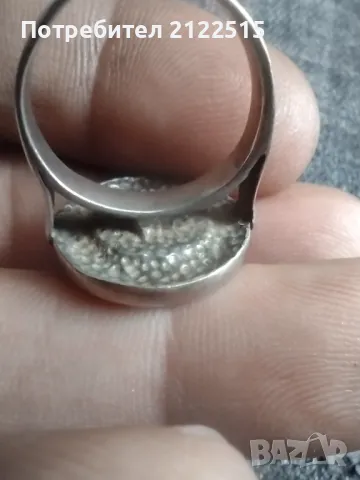 дамски сребърен пръстен, снимка 3 - Пръстени - 49211064
