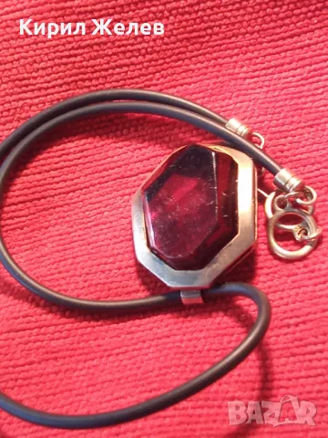 ВЕЛИКОЛЕПНО СРЕБЪРНО КОЛИЕ със СРЕБЪРЕН ПЕНДАНТ МАРКОВО СРЕБРО 925 с ОГРОМЕН ГРАНАТ АЛМАНДИН 49289, снимка 17 - Колиета, медальони, синджири - 49294771