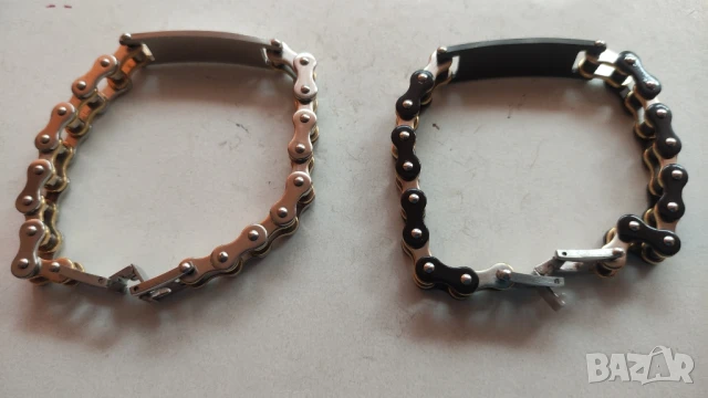 Мъжки гривни от неръждаема стомана, снимка 13 - Гривни - 50657658