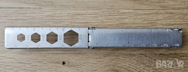 Многофункционален инструмент джобен отвертка нож ножица ключ отварачка, снимка 4 - Други инструменти - 49688262