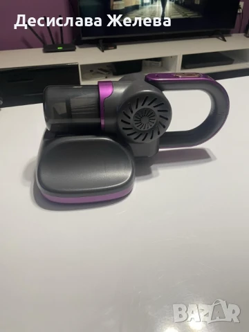 Безжична преносима прахосмукачка с голямо засмукване за отстраняване на ултравиолетови акари 3 в 1 , снимка 3 - Прахосмукачки - 50978040