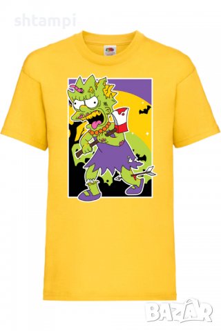Детска тениска The Simpsons Lisa Simpson 01,Halloween,Хелоуин,Празник,Забавление,Изненада,Обичаи,, снимка 8 - Детски тениски и потници - 38158435