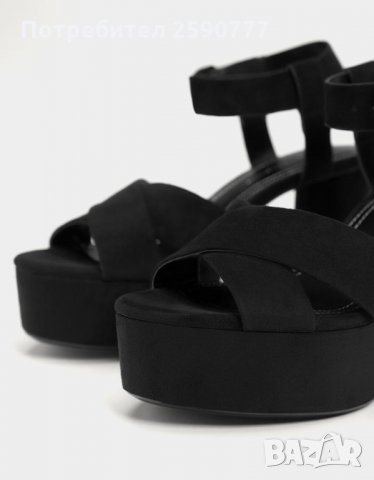  Обувки с ток и сандали Bershka + подарък , снимка 8 - Други - 28956094