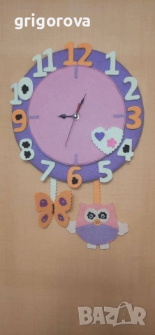 Детски часовник, снимка 3 - Мебели за детската стая - 53526340