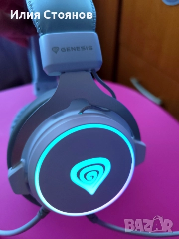 Геймърски слушалки Genesis Neon 764 – като нови, снимка 3 - Слушалки за компютър - 52808971