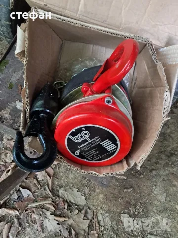 ръчен телфер с синджир , снимка 2 - Подемници - 50238165