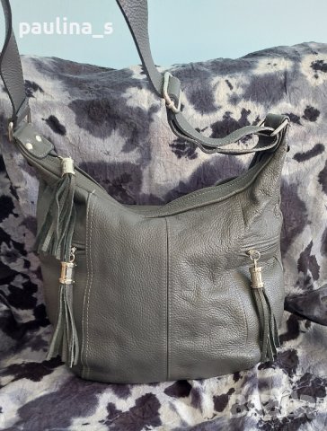 Дамска чанта от естествена кожа / Турция , снимка 2 - Чанти - 43389062