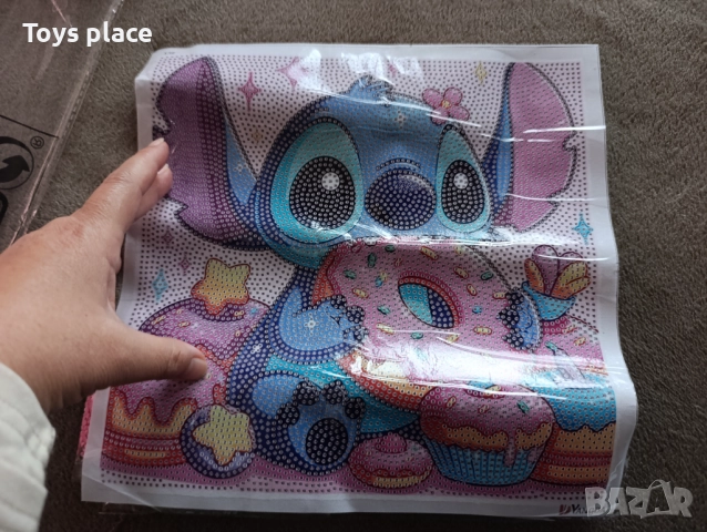 27*27см Диамантен гоблен Лило и Стич Lilo and Stitch , снимка 4 - Гоблени - 52432786