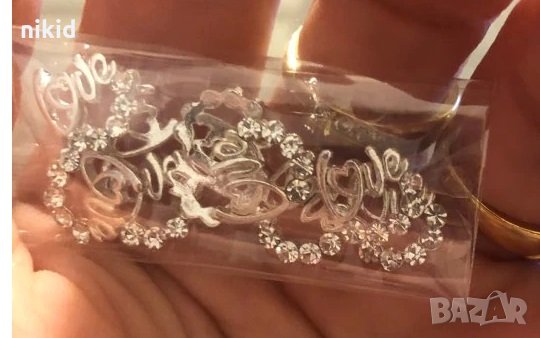 love с  диамант камъчета бижу за нокти декорация украса за маникюр, снимка 2 - Продукти за маникюр - 26485847