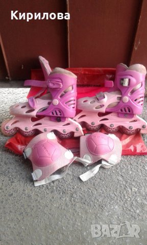 ролери розови размер 34-36, снимка 2 - Детски велосипеди, триколки и коли - 26486602