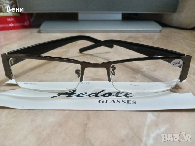 Стилни диоптрични очила с метална рамка, снимка 4 - Слънчеви и диоптрични очила - 49155879