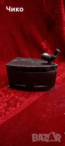 Стара чугунена ютия на въглища , снимка 9 - Антикварни и старинни предмети - 52442983