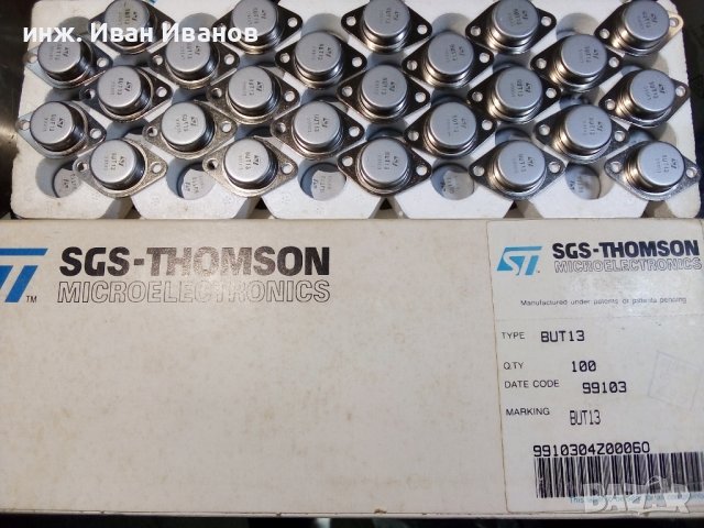 Транзистор BUT13, NPN, 600/400 V, 28 A, 175 W,  TO-3