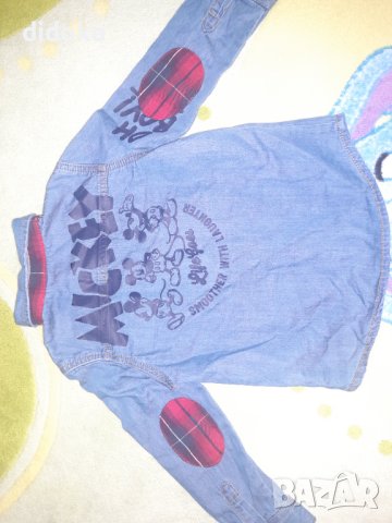 Дънкова риза original marines micky mouse , снимка 2 - Детски ризи - 40614166