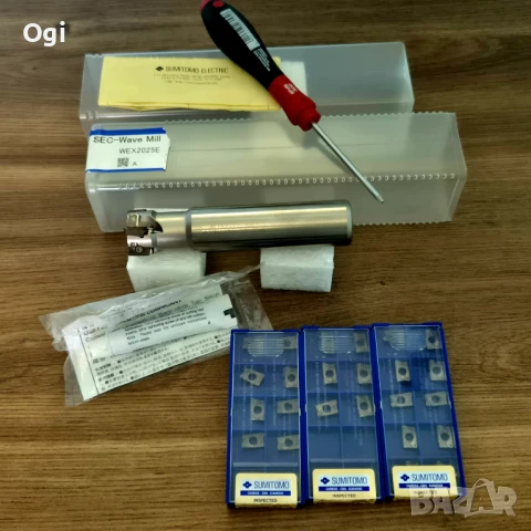 Фреза ф25 със сменяеми пластини SUMITOMO , снимка 12 - Други инструменти - 50238920