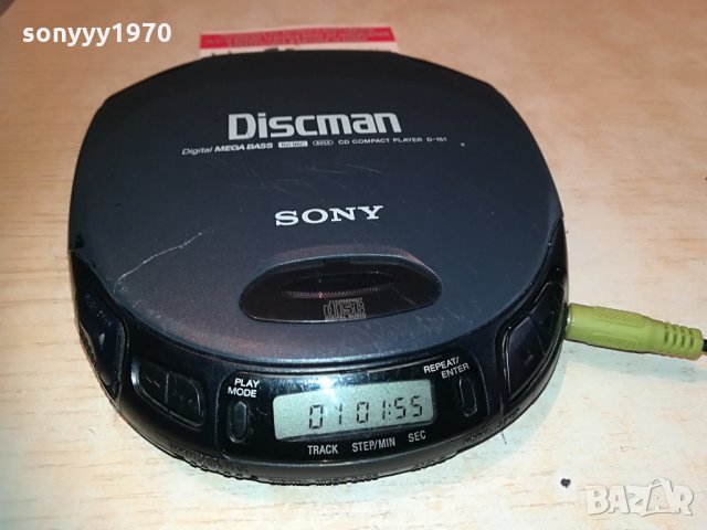 sony d-151 discman 1904211958, снимка 12 - MP3 и MP4 плеъри - 32610304