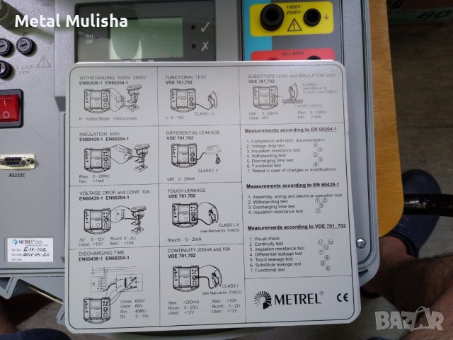 Многофункционален тестер за проверка на електрически машини, снимка 4 - Други инструменти - 36835082