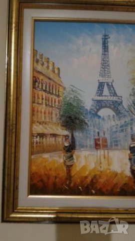 Картина масло Париж, снимка 2 - Картини - 21175969