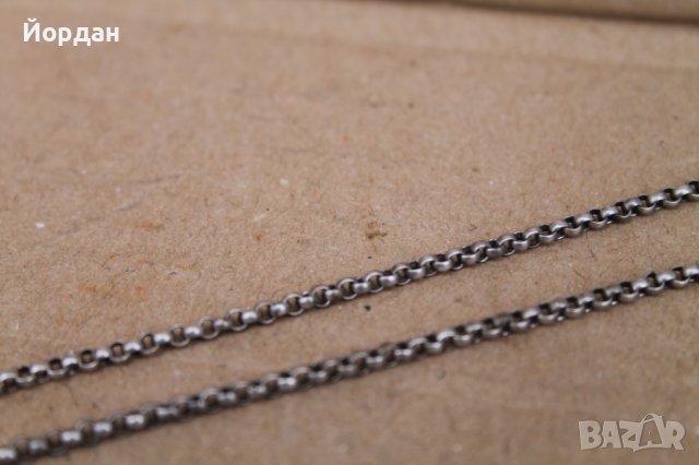 Уникално сребърно бижу с порцелан, снимка 5 - Колиета, медальони, синджири - 44050164