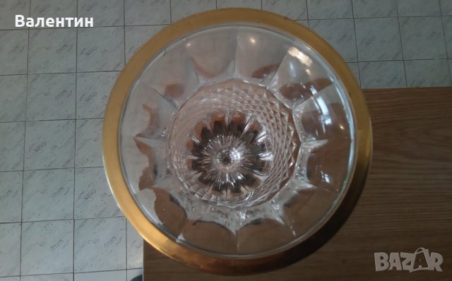 Чешка ваза от кристал Бохемия, снимка 4 - Вази - 40365984