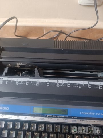 Пишеща машина Casio CW-600, снимка 7 - Антикварни и старинни предмети - 44112430