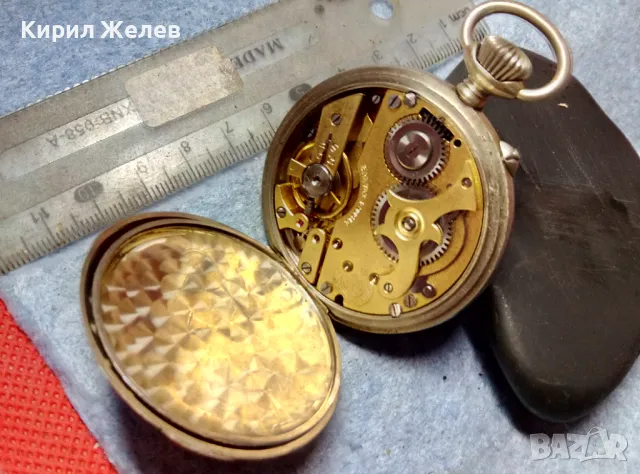 CHEMIN DE FER ARA ANTI-CHOC ROSKOPF ANTIMAGNETIC Стар ДЖОБЕН ЧАСОВНИК РЯДЪК МОДЕЛ 48382, снимка 8 - Антикварни и старинни предмети - 48006258