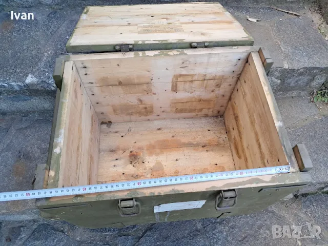 Военен сандък, български, снимка 3 - Антикварни и старинни предмети - 50299498