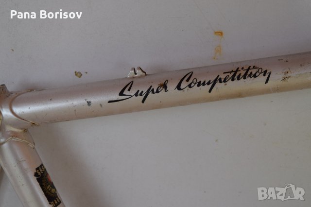 Ретро Шосейна Топ Клас Френска Рамка Peugeot Super Competition, снимка 2 - Части за велосипеди - 32669277