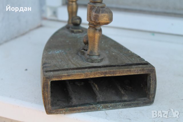 Стара месингова ютия , снимка 5 - Ютии - 37030129