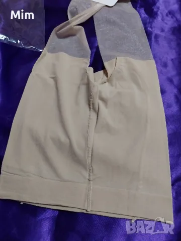 L- 2XL Чорапогащник цвят телесен с златист брокат , снимка 5 - Бельо - 48956113