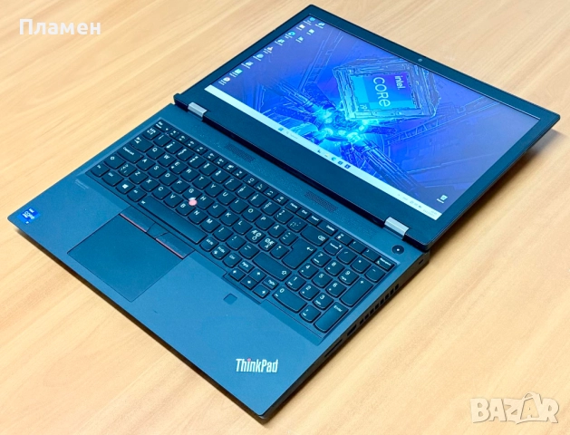 15.6"FHD IPS/i9-11950H/64GB/512GB/RTX A4000 - 8GB/Lnv ThinkPad P15 G2, снимка 4 - Лаптопи за работа - 52651390