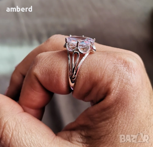 Уникален НОВ сребърен пръстен - модел R125, снимка 5 - Пръстени - 53557361