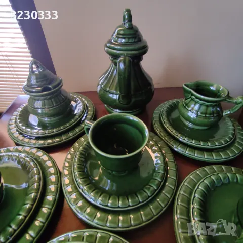 Керамичен сервиз за чай 19 части, снимка 6 - Сервизи - 47659392