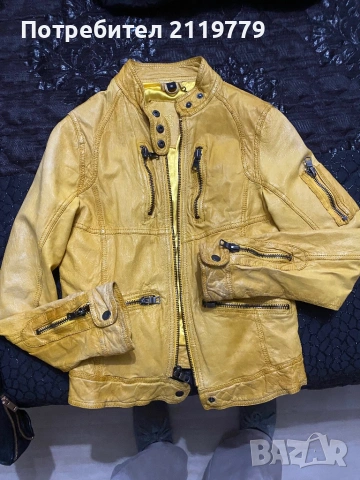 Дамско яке от естествена кожа Maze, снимка 3 - Якета - 53148190