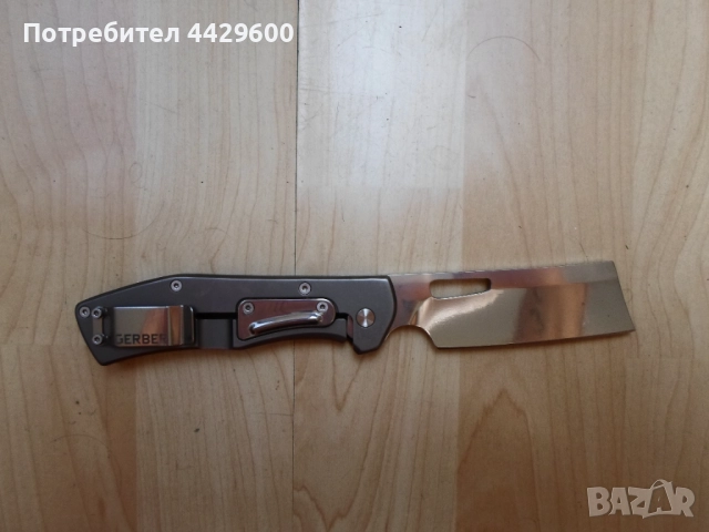Gerber Flat Iron Micarta Туристически нож, снимка 3 - Ножове - 51647001
