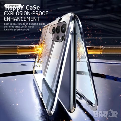 Samsung Galaxy S24 Ultra / S24 / S24+ / S24 FE / Двоен 360 градуса магнитен кейс калъф, снимка 3 - Калъфи, кейсове - 43855115