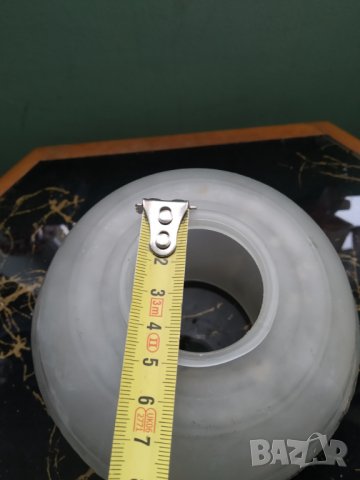 Три стари стъкла за полилей,лампа, снимка 4 - Настолни лампи - 39476637