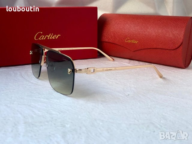 Cartier 2023 висок клас слънчеви очила Мъжки Дамски слънчеви 3 цвята, снимка 10 - Слънчеви и диоптрични очила - 40515443