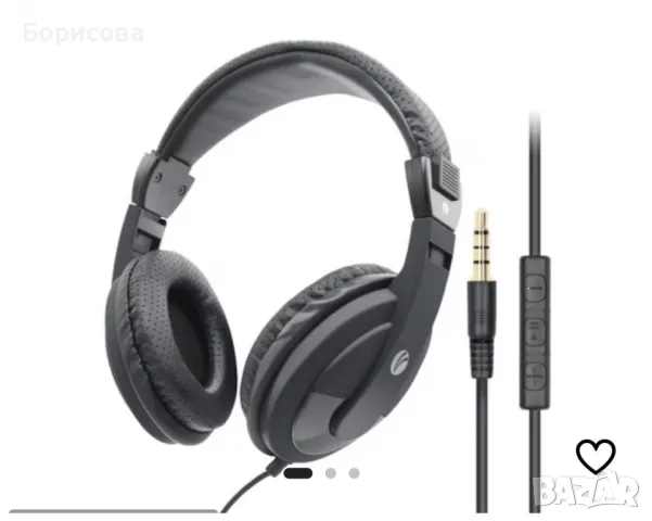 Слушалки с кабел и микрофон, снимка 7 - Слушалки за компютър - 47305520