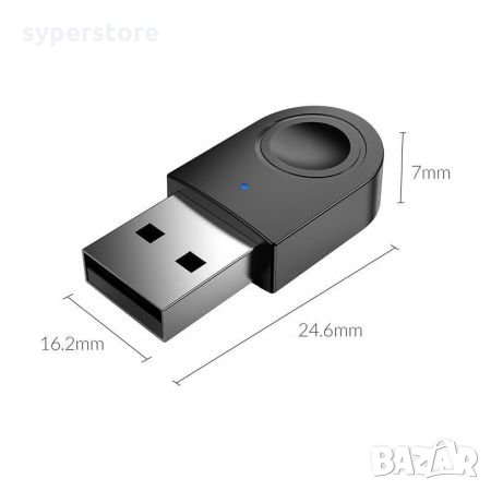 Блутут за компютър, лаптоп Orico BTA-608-BK Черен Bluetooth 5.0 USB Adapter, снимка 4 - Други - 35543301