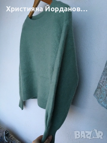 пуловер 100% плътен кашмир, ХС, снимка 6 - Блузи с дълъг ръкав и пуловери - 53078589