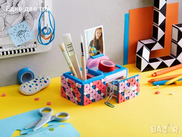 Lego dots Органайзер за бюро, Стойка за бижута, Държачи за снимки , снимка 5 - Образователни игри - 48693164