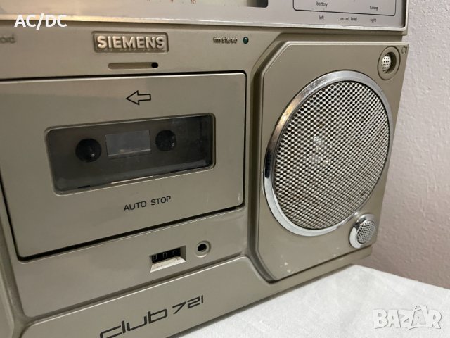 Siemens Club 721 / Касетофон, снимка 3 - Радиокасетофони, транзистори - 43233609