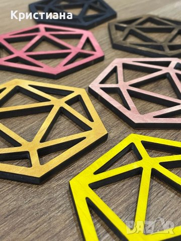 Дървени подложки за чаши, снимка 6 - Други - 37830966