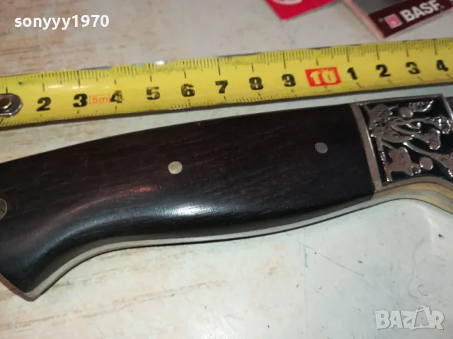 МАСИВЕН ОСТЪР НОЖ С ГРАВЮРА 1403251727, снимка 17 - Ножове - 49496083