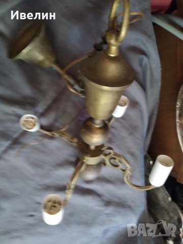 стар бронзов полилей, снимка 2 - Полилеи - 32971322